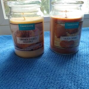 CountryLiving Cinnamon Sugared Doughnut and Salted Caramel Candles